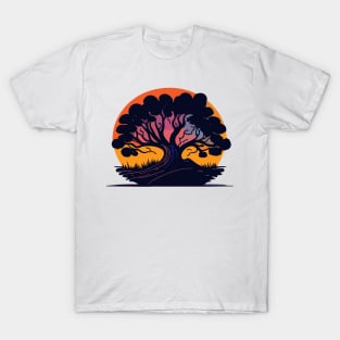 tree sunset T-Shirt